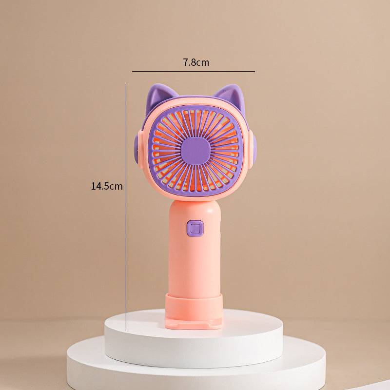 Damen Tragbarer Handventilator mit kinderfreundlichem Design und variablem Luftstrom Karnz
