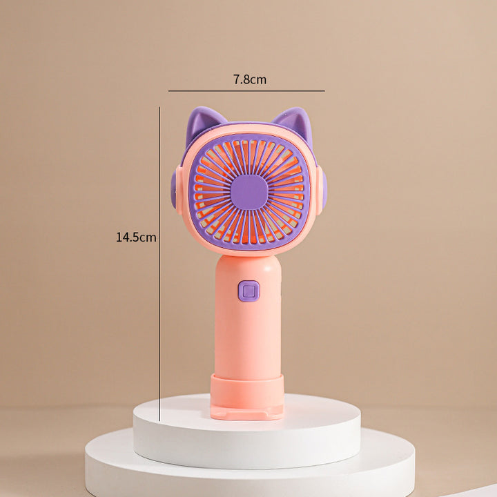 Damen Tragbarer Handventilator mit kinderfreundlichem Design und variablem Luftstrom Karnz