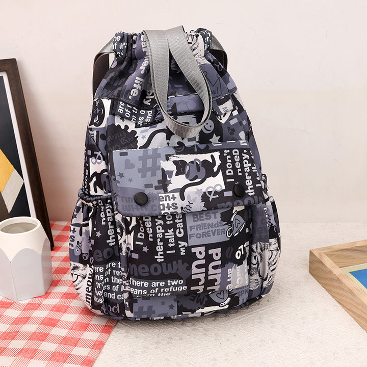 Funky Grafikdruck Rucksack