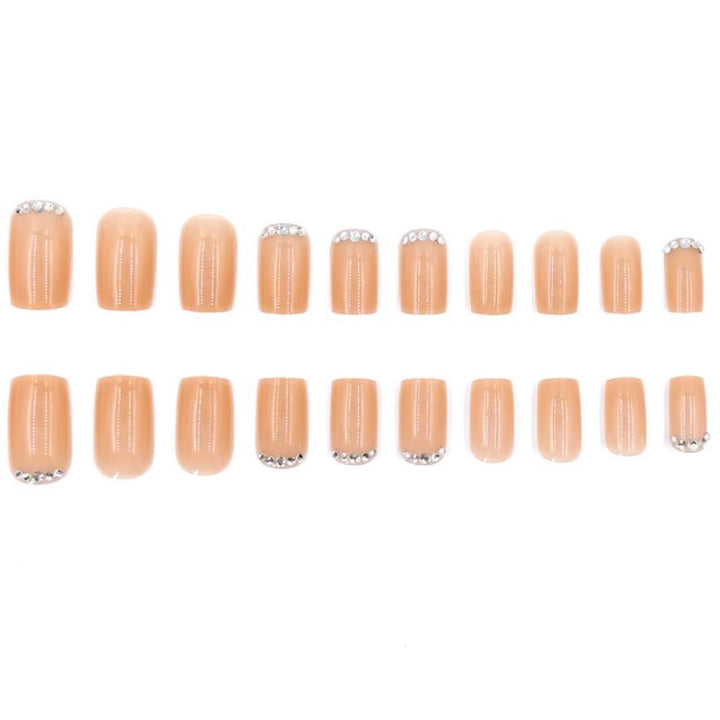 Elegantes Strass Akzent Nagelkunst Set
