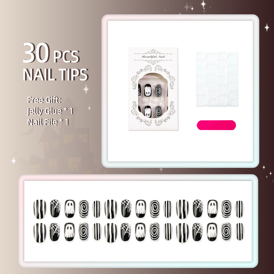 Halloween-Themen Hand Nail Art Set