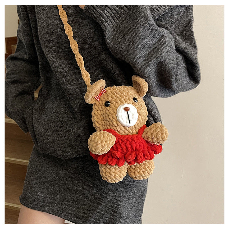 Süße bärenförmige Plüsch-Rucksack