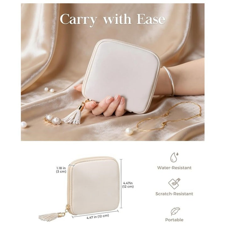 Schmuck-Organizer Tasche mit Multifunktionalem Innenlayout Karnz