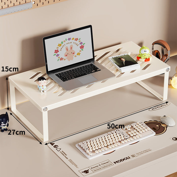 Ergonomischer belüfteter Metall-Laptop-Ständer mit Untertisch-Speicher