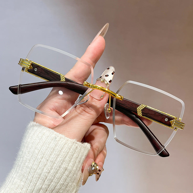 Damen stilvolle oversized quadratische Sonnenbrille Karnz