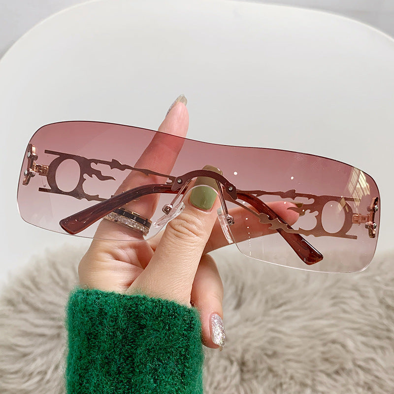 Damen modische Sonnenbrille mit innovativem Design Karnz
