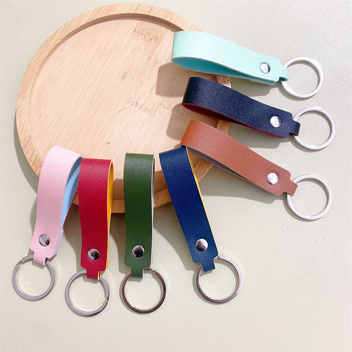 Stylischer Leder-Schlüsselanhänger Karnz
