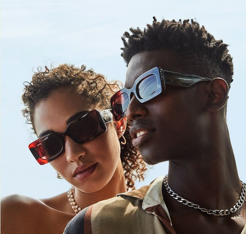 Damen Fashion-Sonnenbrille im modernen Quadrat-Design Karnz
