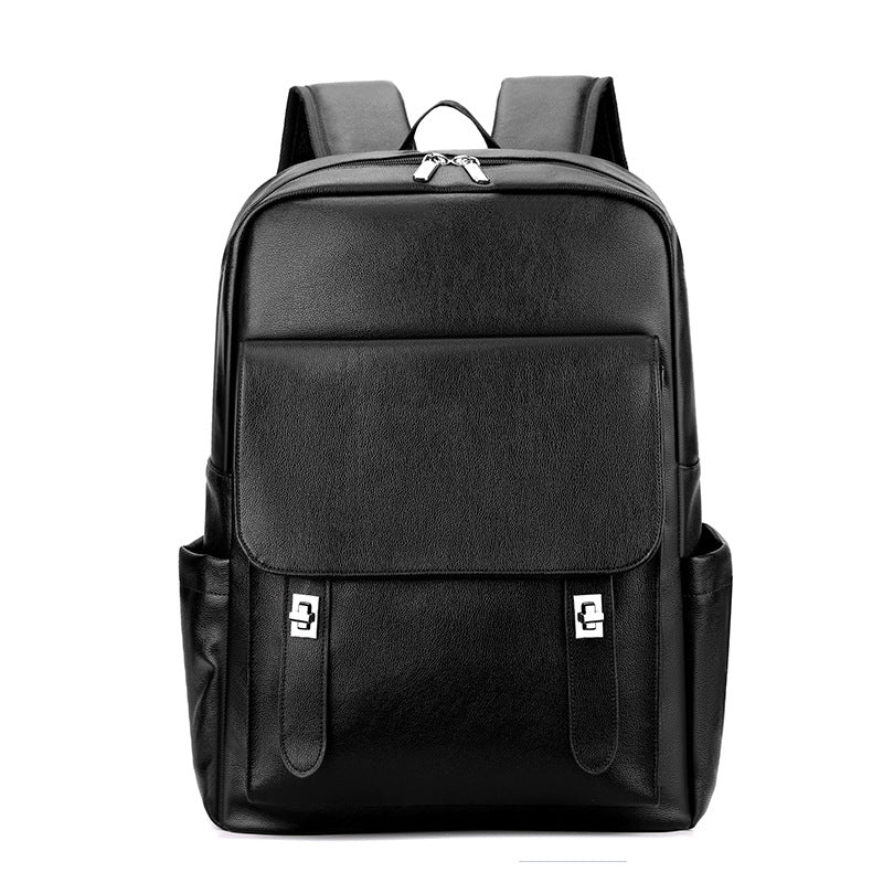 Eleganter Leder Laptop-Rucksack Karnz