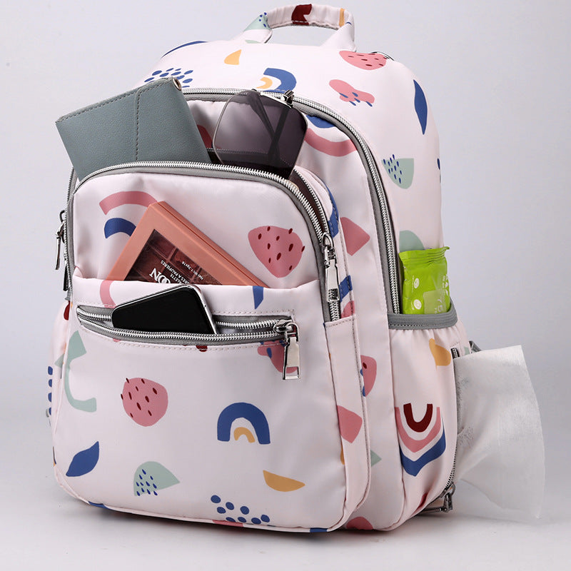 Verspielt gemusterter Rucksack Karnz