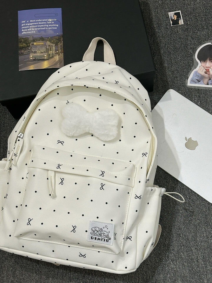 Verspielt Polka Dot Rucksack Karnz