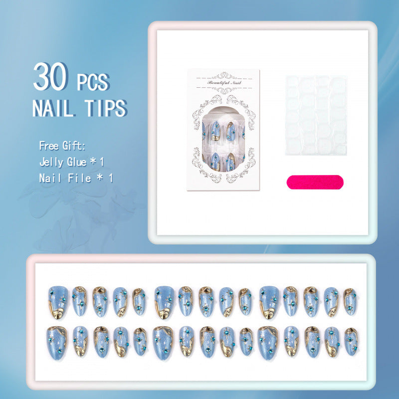Dekoratives Press-On-Nagelset