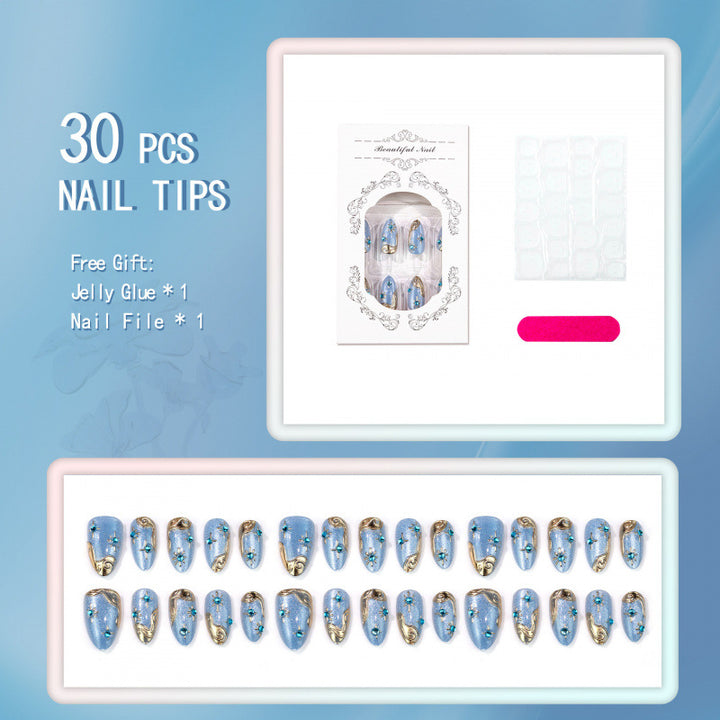 Dekoratives Press-On-Nagelset