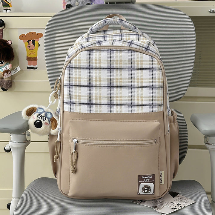 Stylischer Karo-Design-Rucksack Karnz