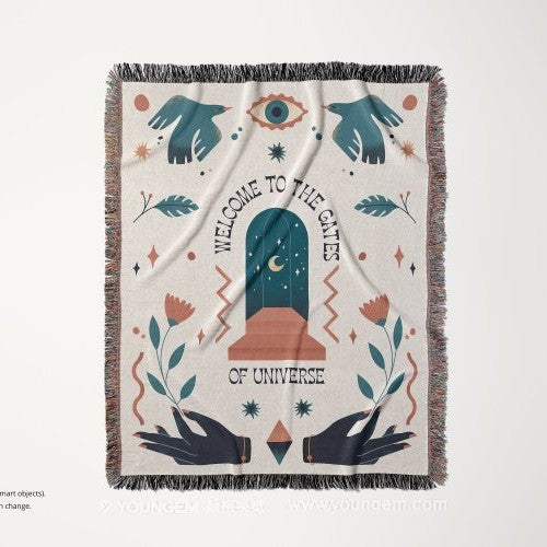 Künstlerische dekorative Wurfdecke