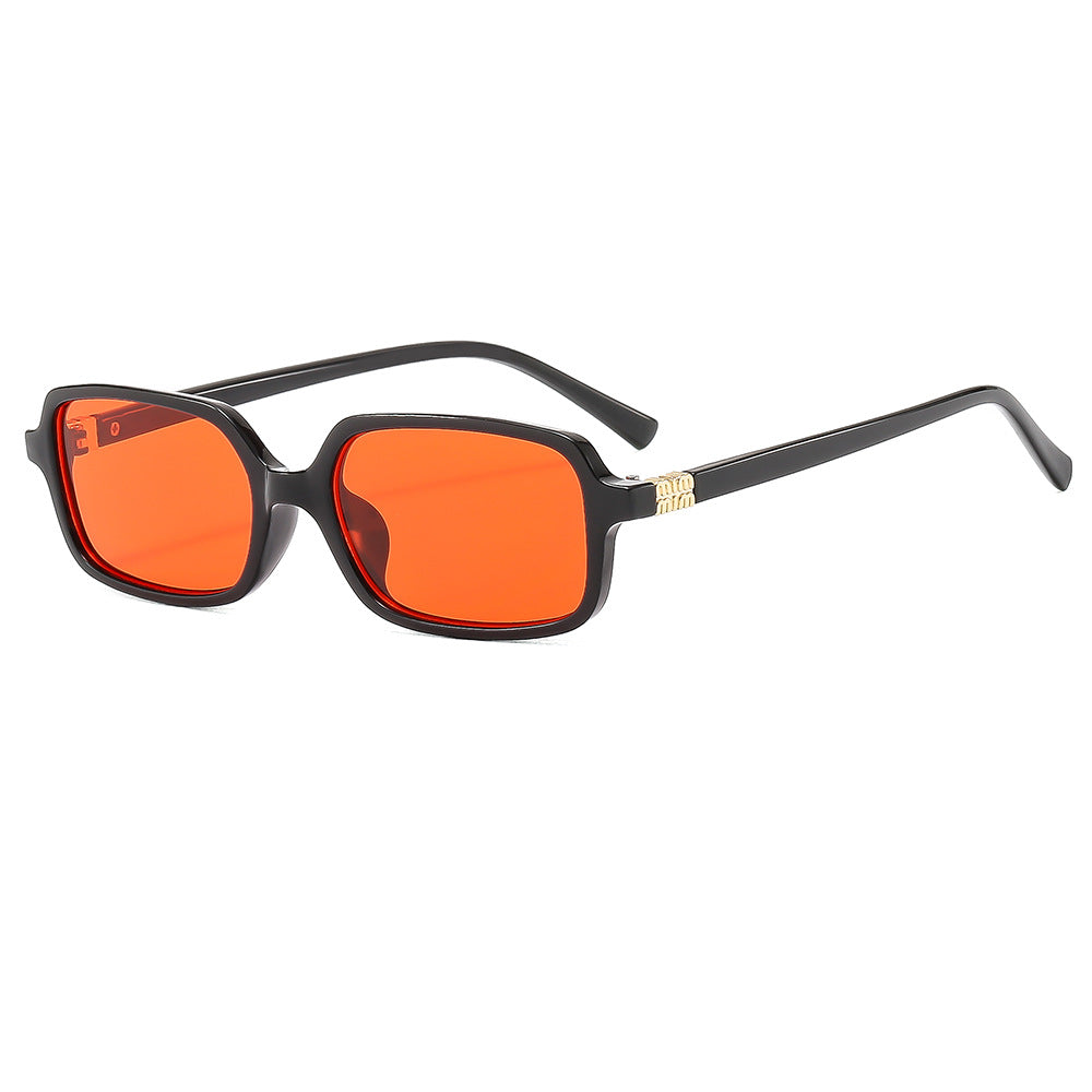 Damen modische Sonnenbrille mit elegantem Kunststoffrahmen und ausgefallenem Design Karnz