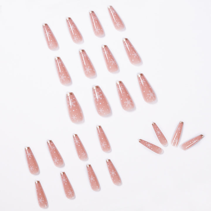 Kunstvolle Weihnachts-Nagelkunst Karnz