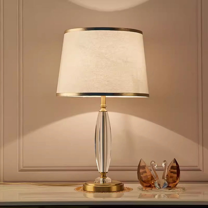 Elegante Kristall Tischlampe
