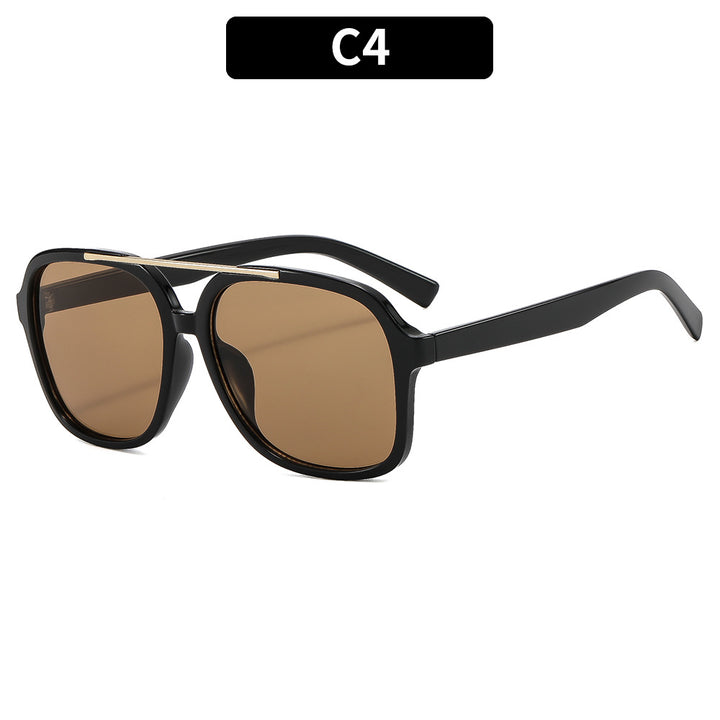 Chic breite Rahmen Sonnenbrillen