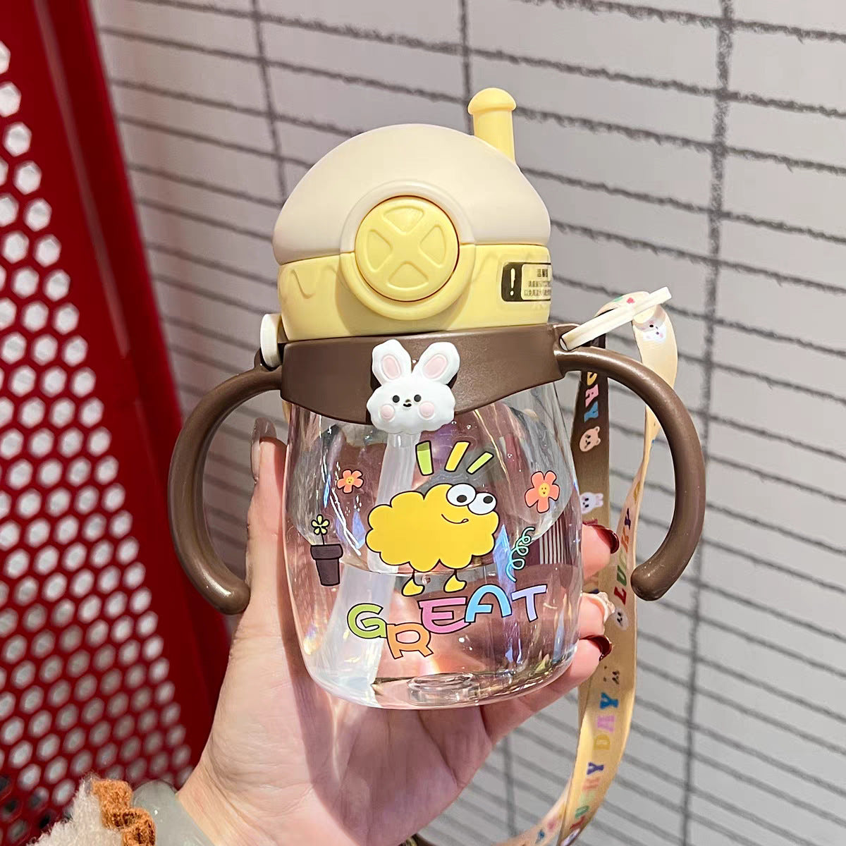 Damen Kindergerechte Trinkflasche Karnz