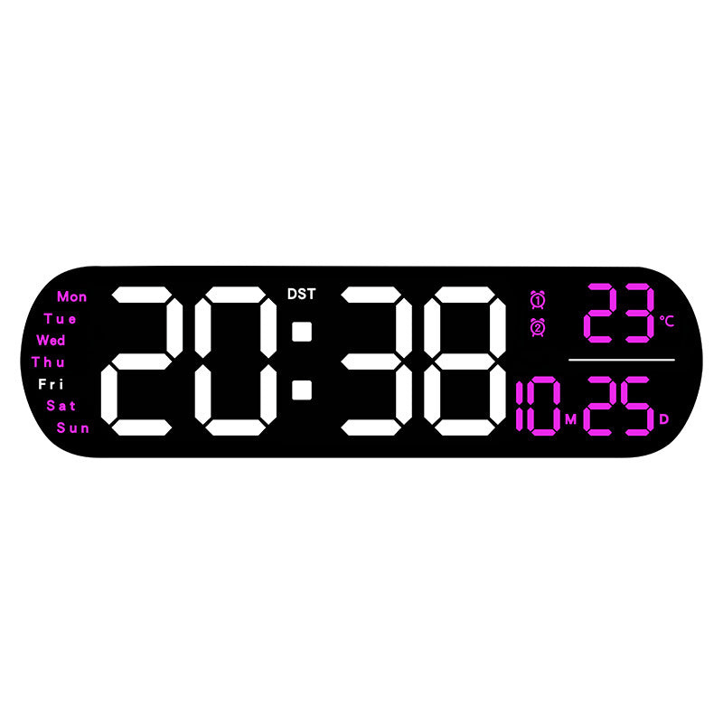 Digitaler LED-Wecker mit großem Display und Temperaturanzeige Karnz