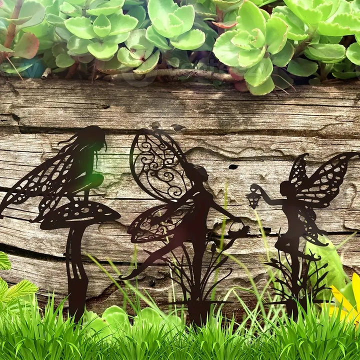 Gartenstecker mit Feenmotiv Karnz