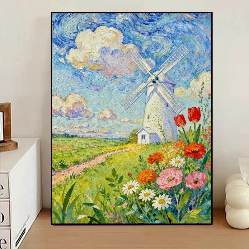 Impressionist Landschafts Kunstdruck Karnz