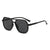 Damen trendige oversized Sonnenbrille im modernen Design Karnz