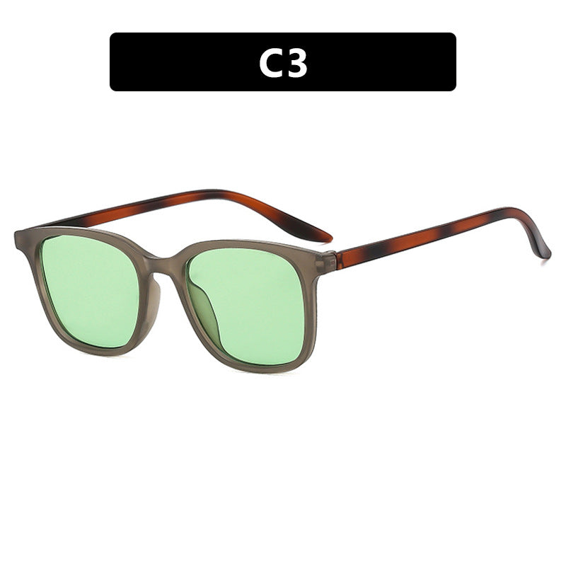 Damen trendige quadratische Sonnenbrille mit polarisierenden Gläsern Karnz
