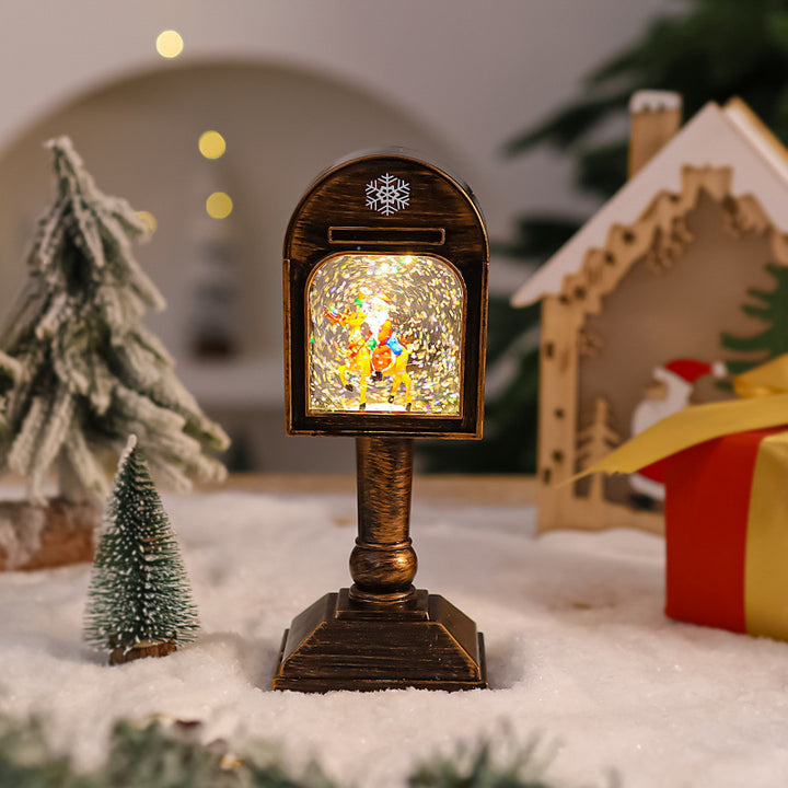 Nostalgische Weihnachtsbriefkasten Dekoration Karnz