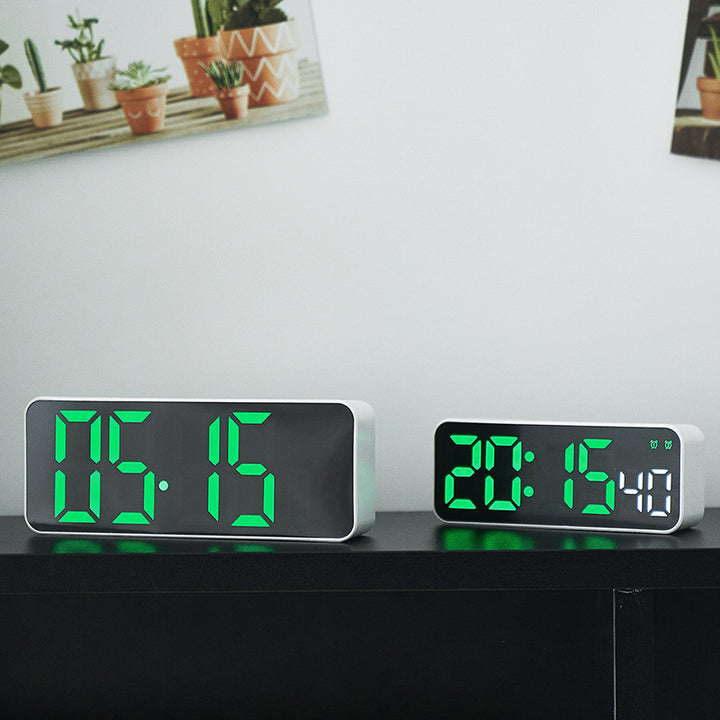Digitaler Wecker mit Großer Led-Anzeige und Dualer Alarmfunktion Karnz