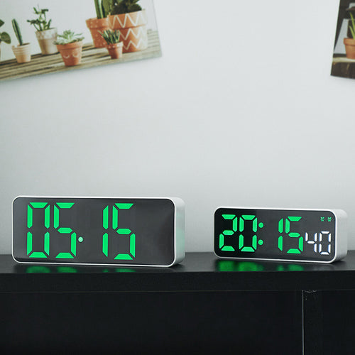 Digitaler Wecker mit Großer Led-Anzeige und Dualer Alarmfunktion Karnz