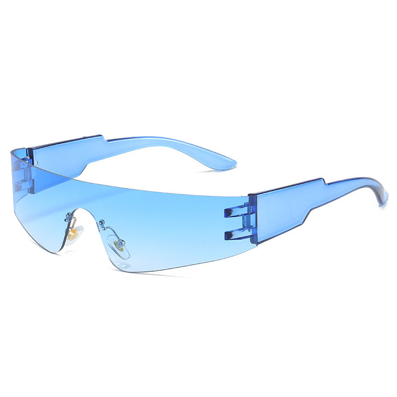 Oversized Schutzschild Sonnenbrille Karnz