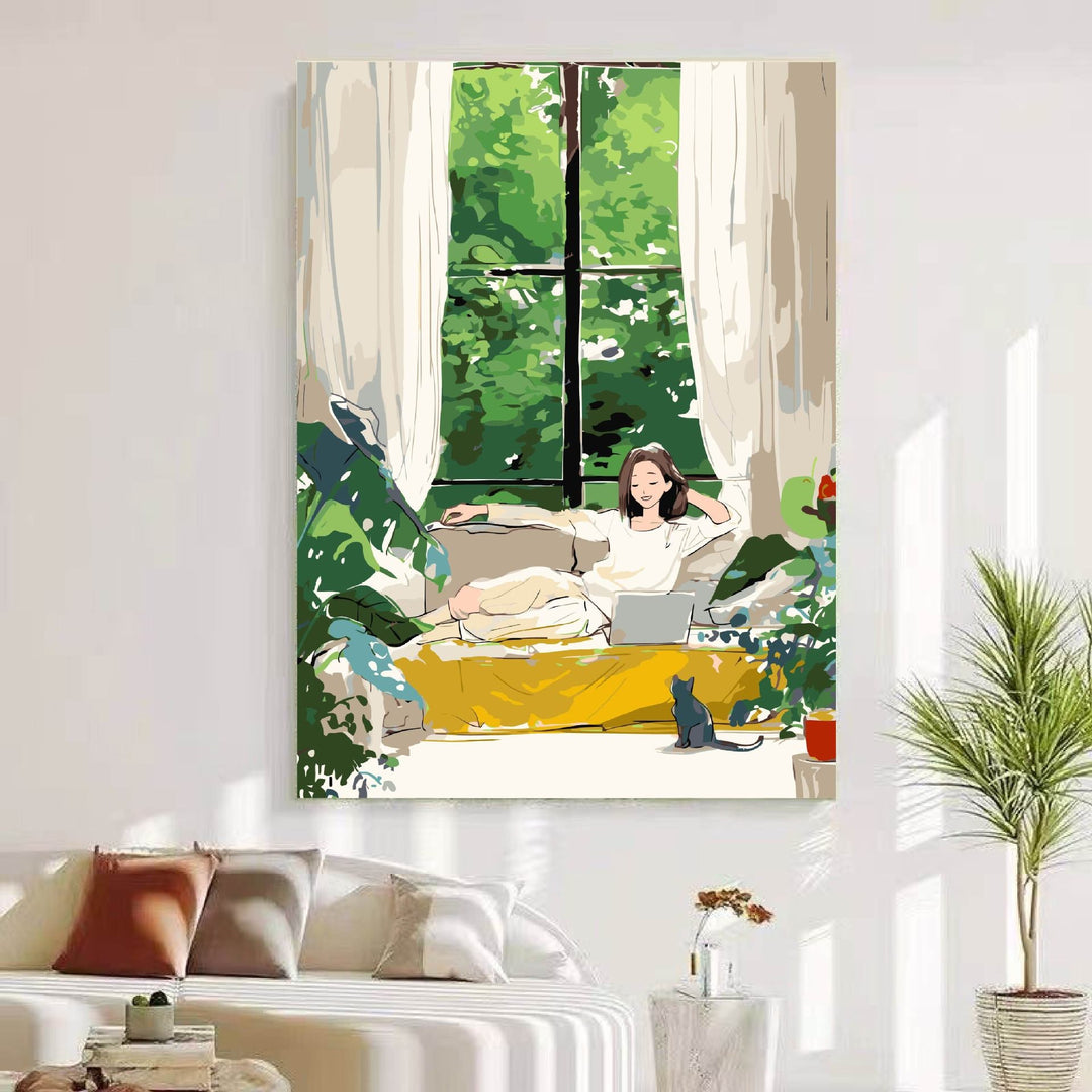 Cozy Lifestyle Leinwandkunst Karnz