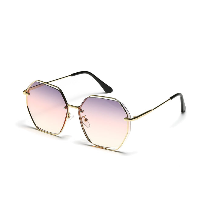 Damen modische achteckige Sonnenbrille mit elegantem Rahmen Karnz