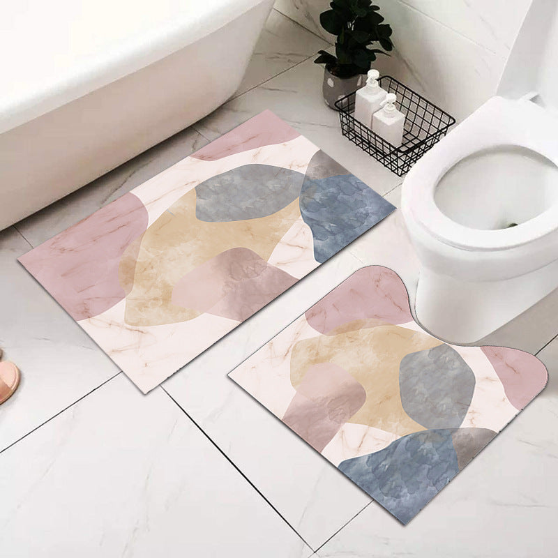 Weiches saugfähiges Badezimmermatte-Set