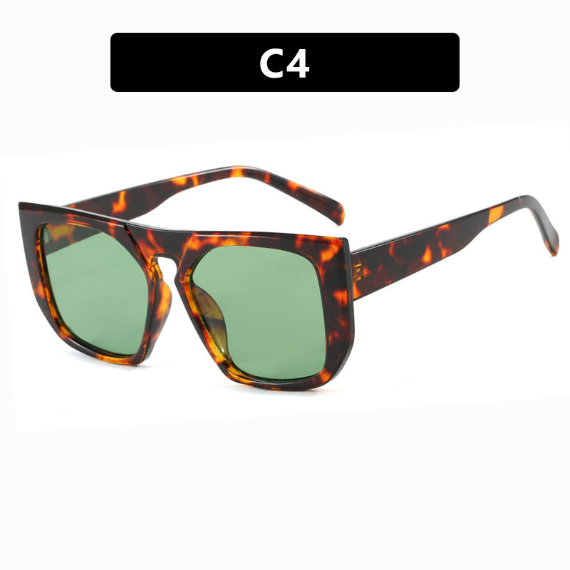 Damen quadratische Fashion Sonnenbrille Karnz