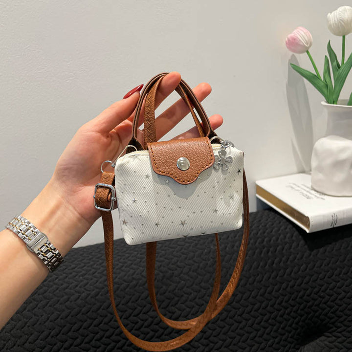 Mini Crossbody-Handtas mit dekorativen Details