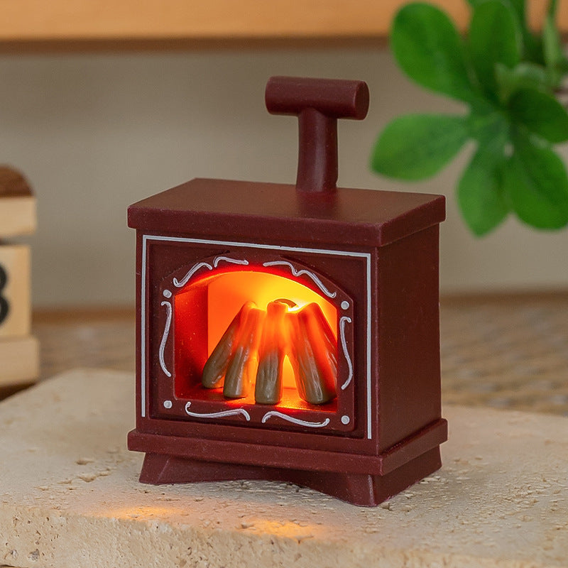 Dekorative Miniatur Kaminlampe