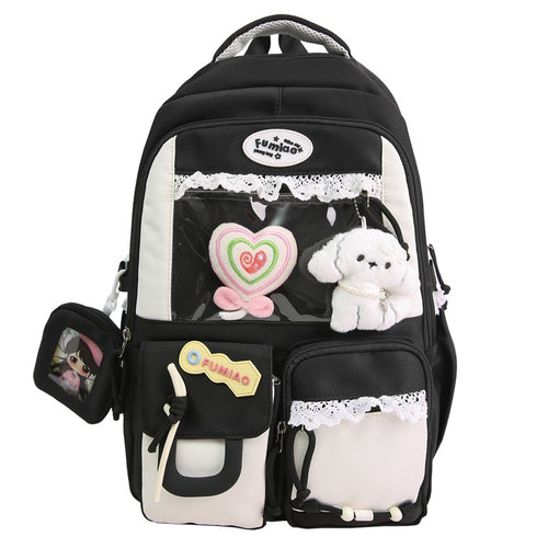 Verspielter Multi-Taschen Reise-Rucksack