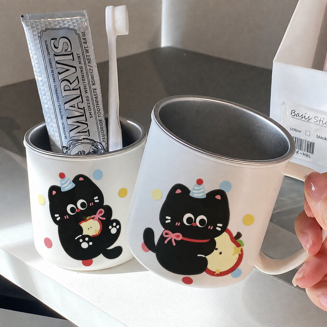 Keramiktasse mit Verspieltem Tiermotiv Karnz