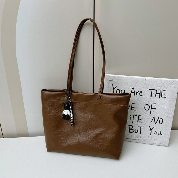 Chic Faux Leather Tote Bag Karnz