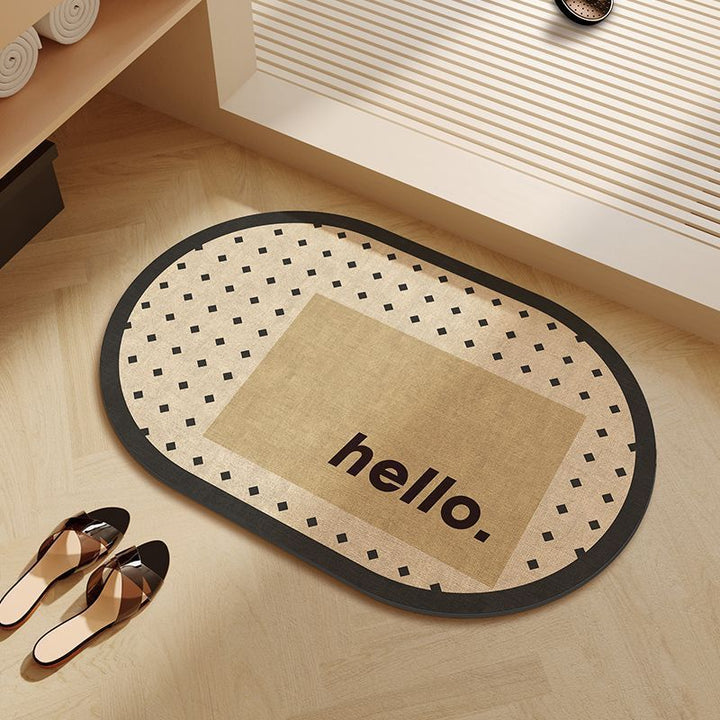 Inspirational Quote Area Mat