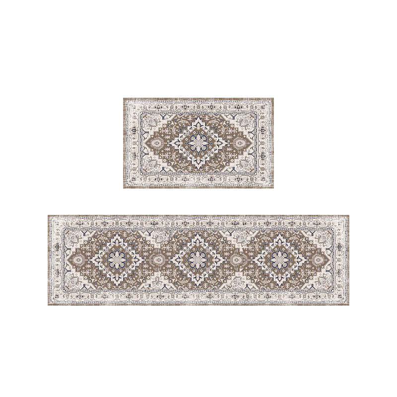 Vintage Floral Print Tischläufer Set Karnz