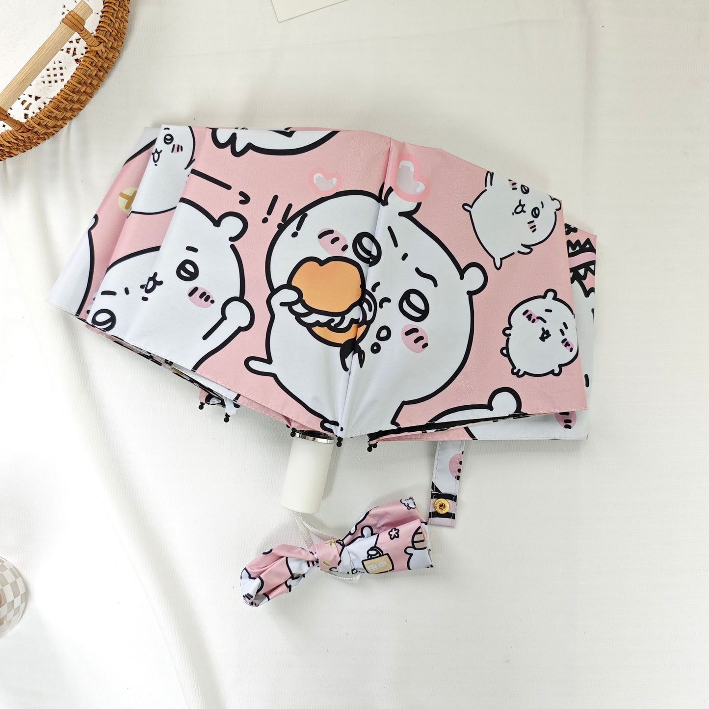 Damen Faltbarer Regenschirm mit humorvollem Tierdesign Karnz