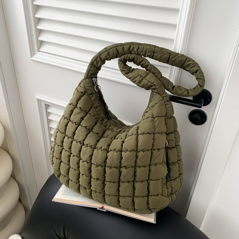 Gepolsterte Lässige Hobo-Tasche