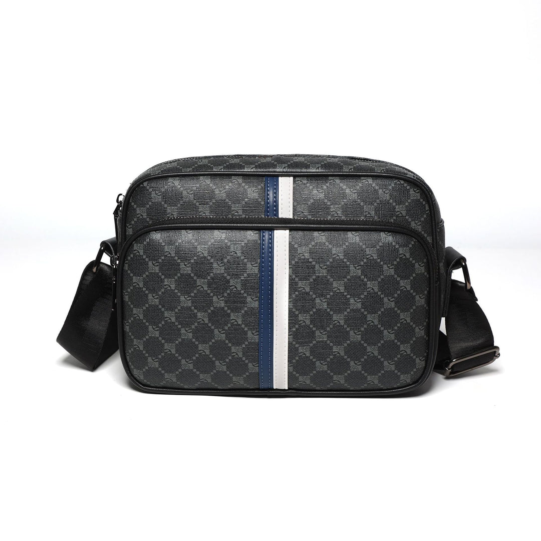 Lässige Leder Schultertasche