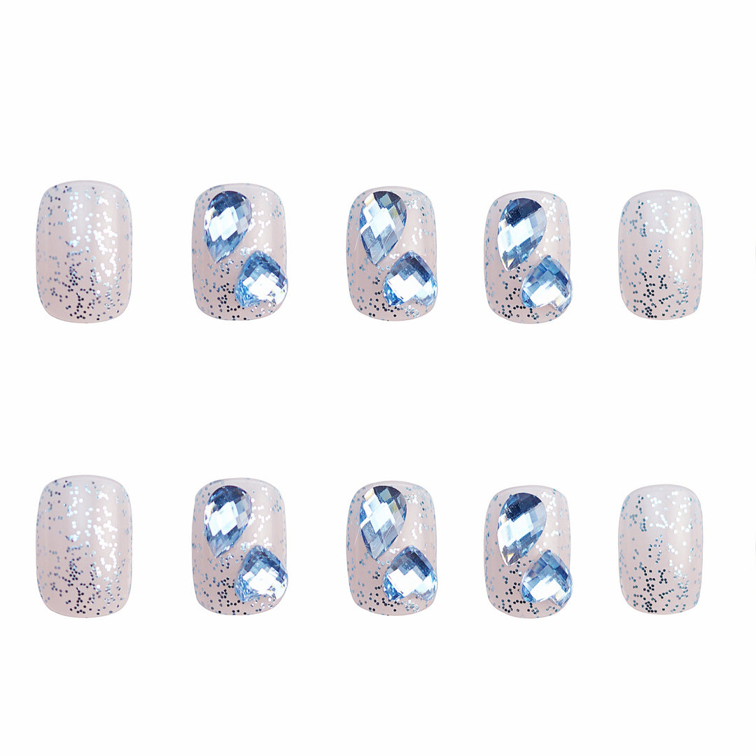 Elegantes Metallic Press-On Nail Set