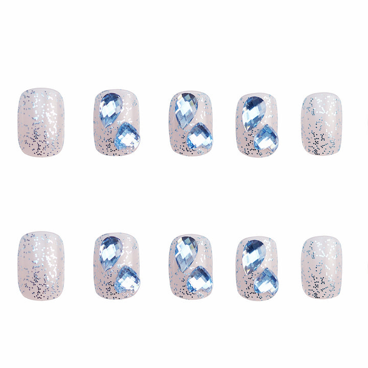 Elegantes Metallic Press-On Nail Set