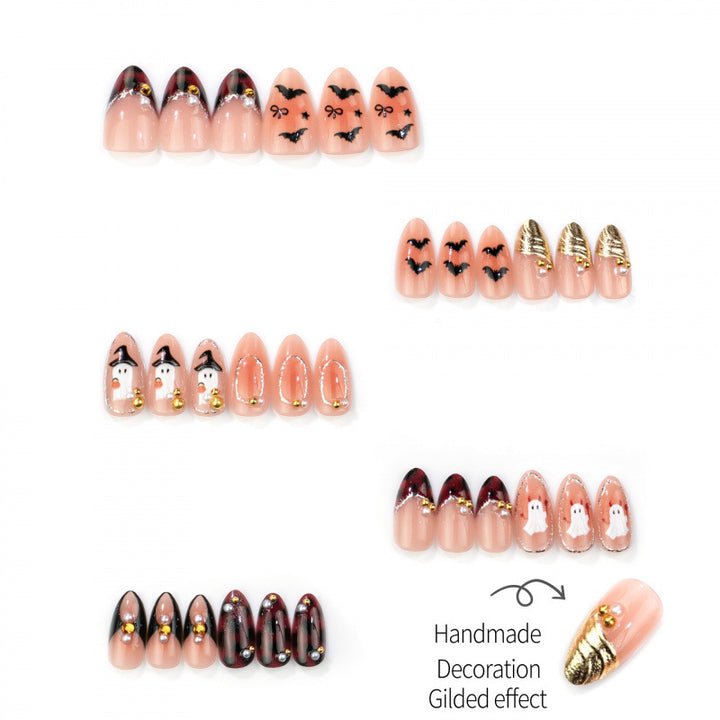 Halloween-Themen Gothic Press-On Nail Set